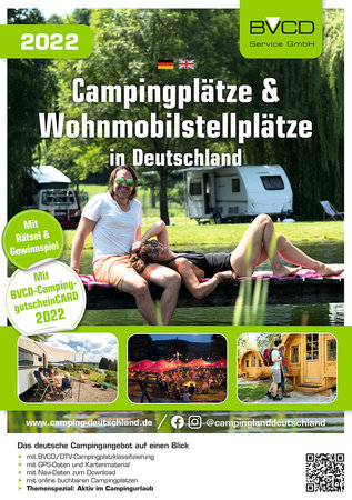 BUchcover BVCD-Campingführer Deutschland 2022 | Heel Verlag