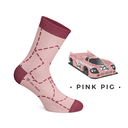 Cover Heel Tread - Socken Pink Pig | Heel Verlag