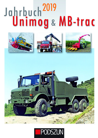 Buchcover Jahrbuch Unimog & MB-trac 2019 | Heel Verlag