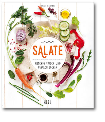 Buchcover Salate - Knackig frisch & einfach lecker vom Heel Verlag