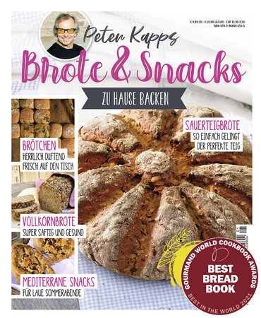 Buchcover Peter Kapp: Brote und Snacks zuhause Backen | Heel Verlag