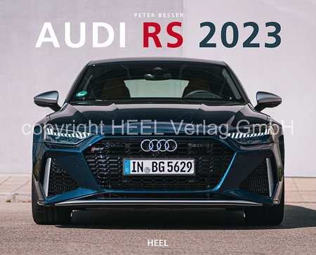 Cover Kalender Audi RS 2023 | Heel Verlag