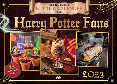 Cover Kalender Küchenkalender für Harry Potter Fans 2023 | Heel Verlag
