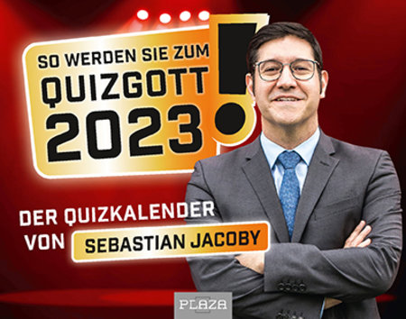 Cover Kalender So werden Sie zum Quizgott 2023 - Sebastian Jacoby | Heel Verlag