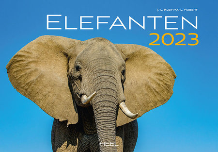 Cover Kalender Elefanten 2023 | Heel Verlag