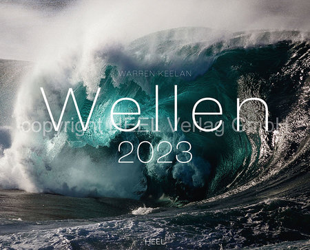 Cover Kalender Wellen 2023 | Heel Verlag