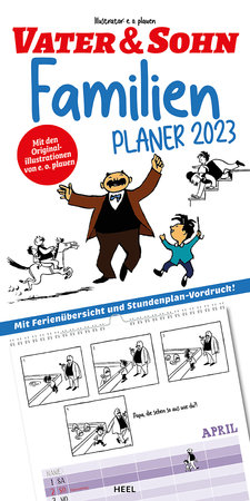 Cover Kalender Vater & Sohn 2023 - Der Familienplaner | Heel Verlag