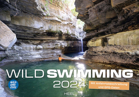 Cover Kalender Wild Swimming 2024 | Heel Verlag