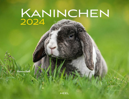 Cover Kalender Kaninchen 2024 | Heel Verlag