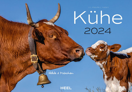 Cover Kalender Kühe 2024 | Heel Verlag
