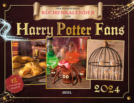 Cover Kalender Küchenkalender für Harry Potter Fans 2024 | Heel Verlag
