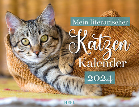 Cover Mein literarischer Katzenkalender 2024 | Heel Verlag