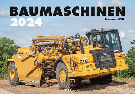 Cover Kalender Baumaschinen 2024 | Heel Verlag