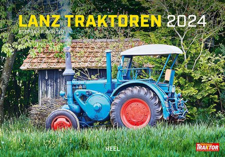 Cover Kalender Lanz Traktoren 2024 | Heel Verlag