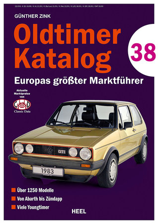 Cover Oldtimer Katalog Nr. 38 | Heel Verlag