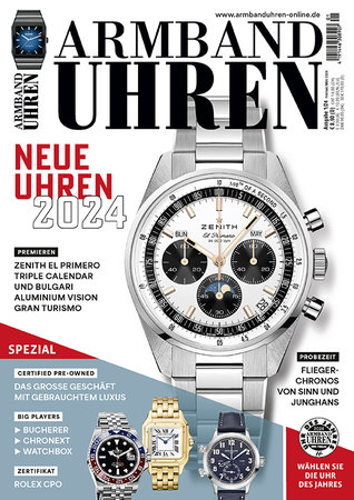 Magazincover Armbanduhren Magazin 1/2024 | Heel Verlag