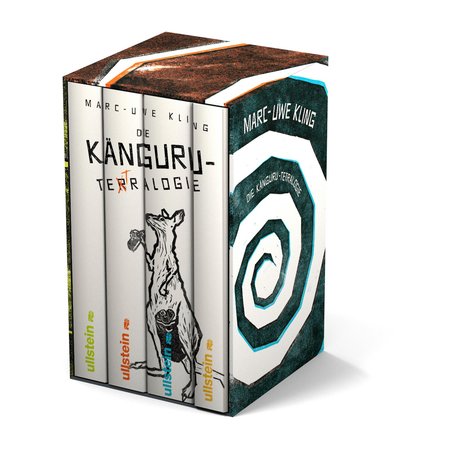 Buchcover Die Känguru Chroniken - 4 Bände im Schmuckschuber | Heel Verlag