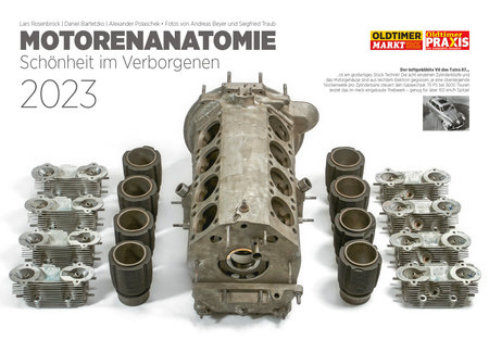 Cover Kalender Motorenanatomie 2023 | Heel Verlag