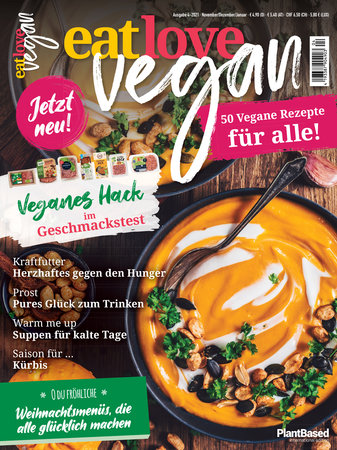 Cover eat love vegan 4/2021 | Heel Verlag